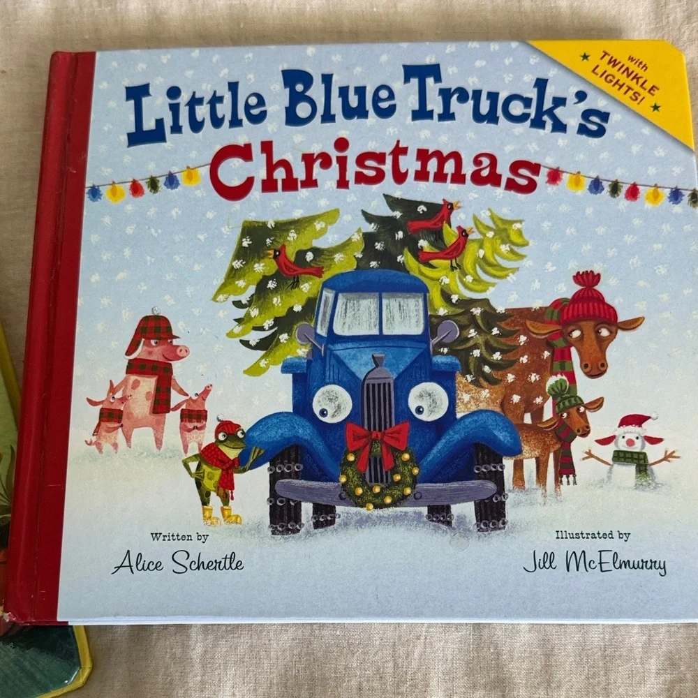 Little Blue Truck's Christmas and Halloween Book Set